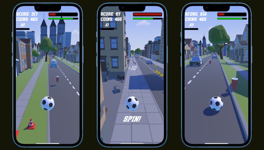 Sidewalk Soccer